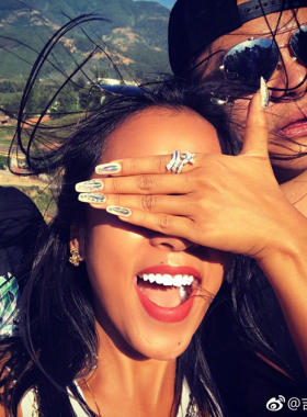 欧美风五角星珍珠戒指隽逸同款