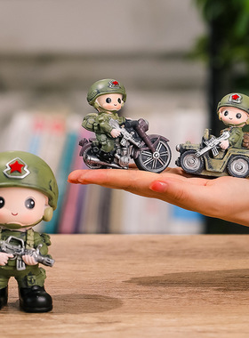 2022新品家居特种兵树脂摆件创意礼品兵哥哥玄关办公室玄关装饰品