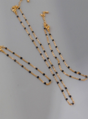 拼接细款手链ins小众女混搭叠戴