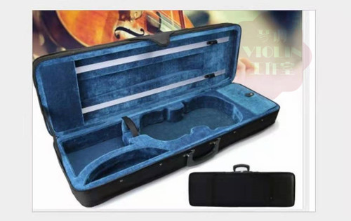 成人儿童大小提琴盒碳纤维三角盒轻便手提背包箱子防水防潮湿度计 - 图1