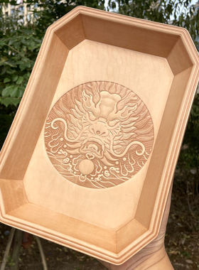皮盒子皮盘子牛皮盘皮盒置物展示