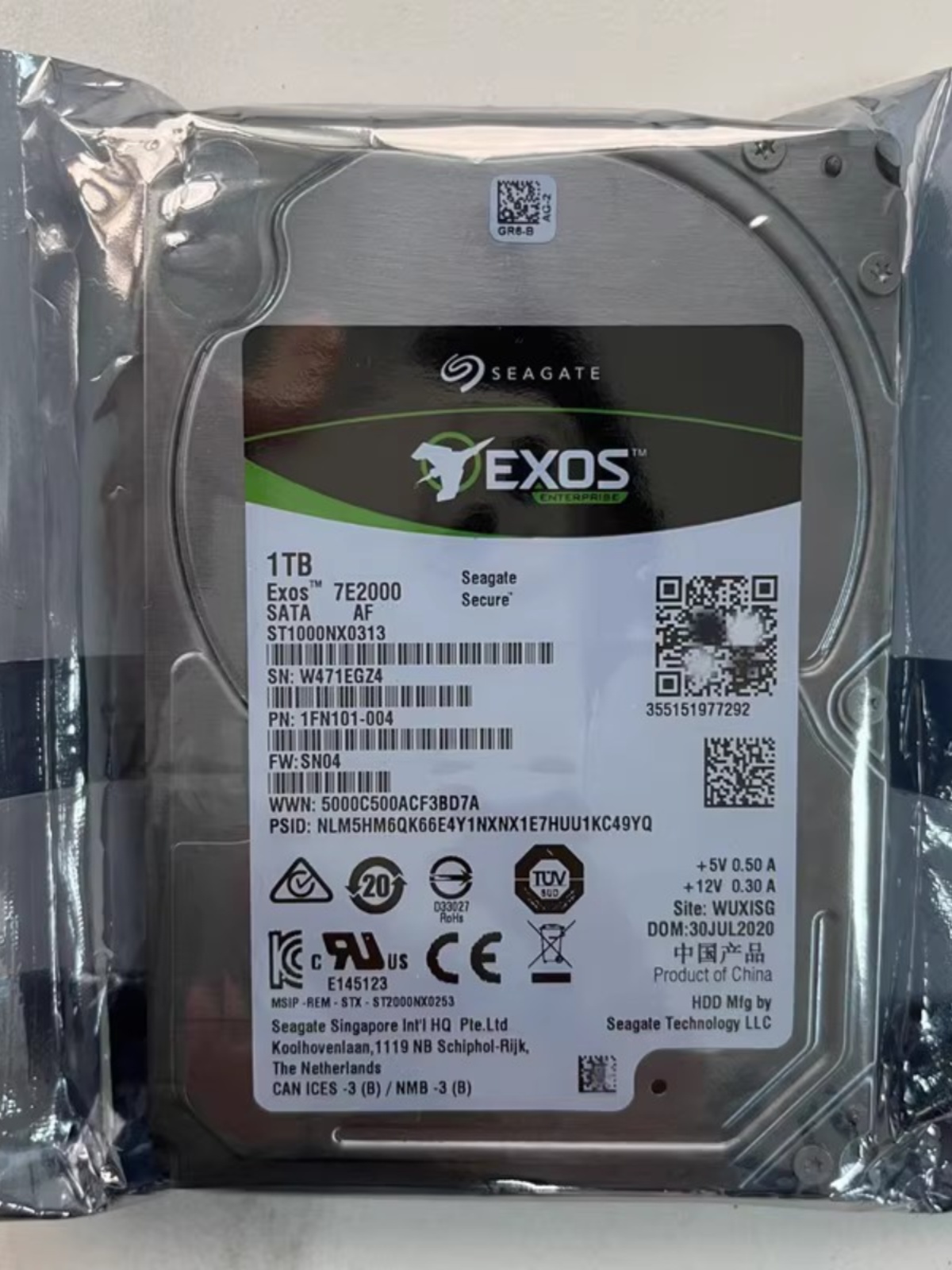 原装浪潮ST1000NX0313 V0230K1000 1T SATA 2.5企业级服务器硬盘-图1