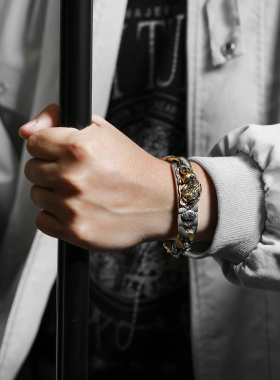 高级感纯铜貔貅五帝钱手链复古