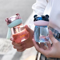 Mini small water glass female portable small number girl with accompanying handmade plastic anti-fall cute super cute pocket mug