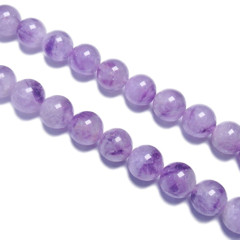 天然紫玉散珠圆珠紫水晶材料diy手串半成品手链项链饰品配件,淘宝优惠券,粉丝福利购,淘宝优惠卷