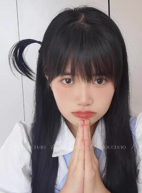 二次元呆毛假发发夹女2026新款小甜妹发卡波奇酱cosplay夹子头饰