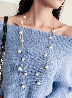 长款挂件百搭高档装饰项链