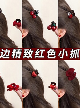 蝴蝶结刘海夹小抓夹女半扎发夹
