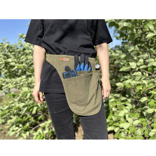 工具腰包帆布工具袋多功能露营工具包电工木匠园艺师腰袋定制logo - 图2