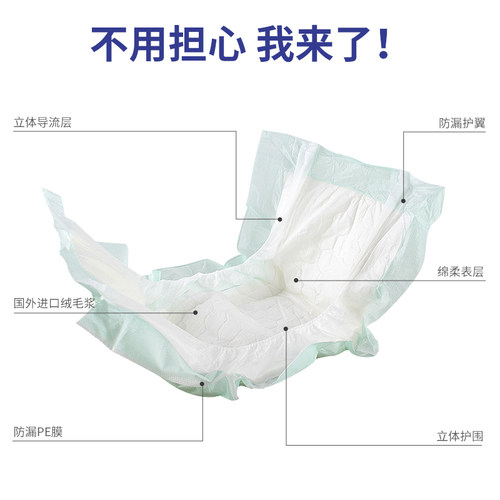 志夏成人纸尿片72片中老年人纸尿裤布护理垫拉拉裤U型尿不湿男女 - 图0
