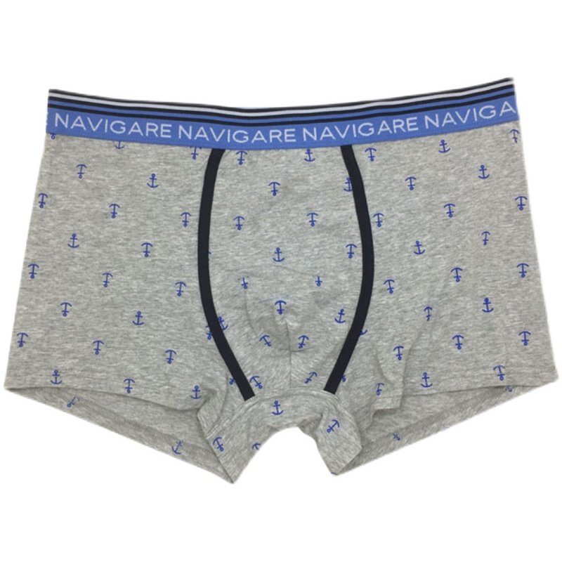 男士内裤纯棉意大利帆船四角裤全棉青少年抗菌舒适条纹短裤平角裤,淘宝优惠券,粉丝福利购,淘宝优惠卷