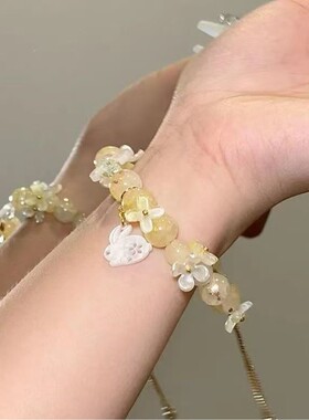 【桂兔望月】金桂飘香中秋限定串珠手链女2026新中式diy手饰成品