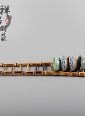 手工田园风寓意节节高竹艺