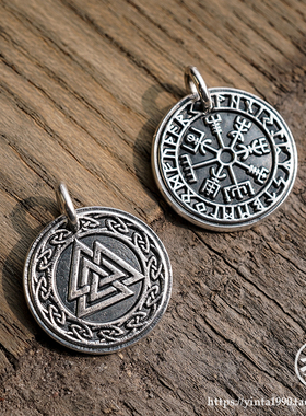 独立风原创手工银币饰品吊坠