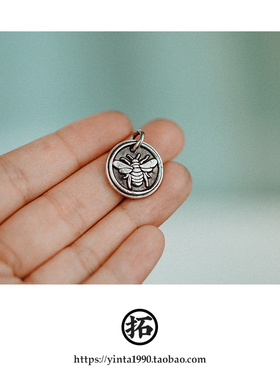 独立风原创手工银币饰品吊坠