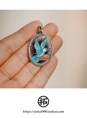 独立风原创手工纯银饰品吊坠