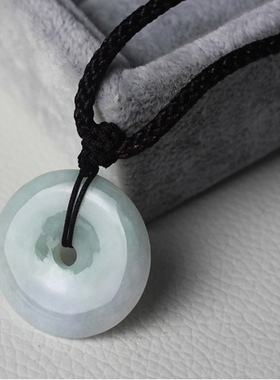 天然翡翠吊坠A货男女款玉石项链