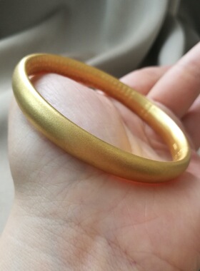 古法传承仿黄金心经送礼手镯