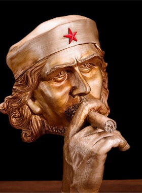 德国高端无障碍豪华雪茄人阿凡达装饰饰品办公室学习精美的克瓦斯