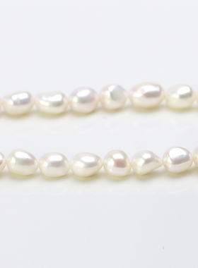 男士女天然淡水珍珠项链大颗少瑕精品巴洛克水滴毛衣链澳白色异型