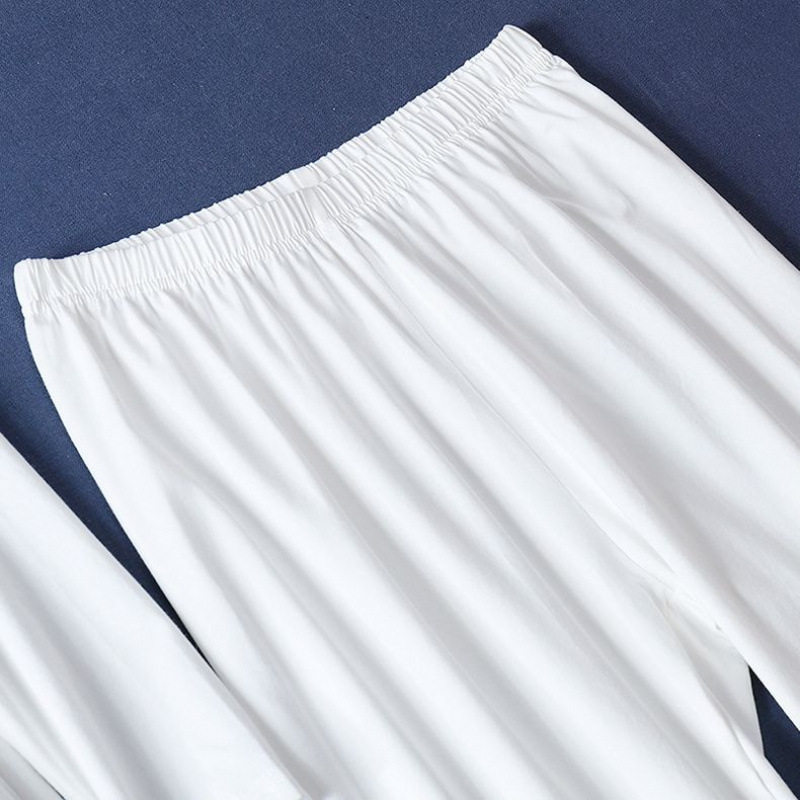 明制汉服中衣中裤纯棉加绒白色新中式睡衣女套装居家服内搭内衬,淘宝优惠券,粉丝福利购,淘宝优惠卷