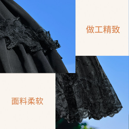 Lolita裙撑45CM日常撑35CM无骨软纱洛丽塔衬裙蓬蓬裙狗短云朵撑 - 图2