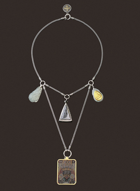 不拘925纯银泰国佛牌男士项链双挂三挂四挂五挂多挂脖子挂吸金星