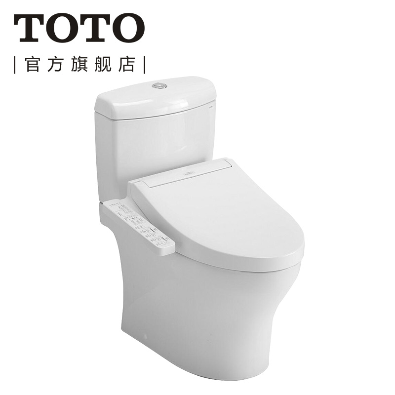 Toto卫浴抗菌超漩式智能马桶即热卫洗丽家用坐便器