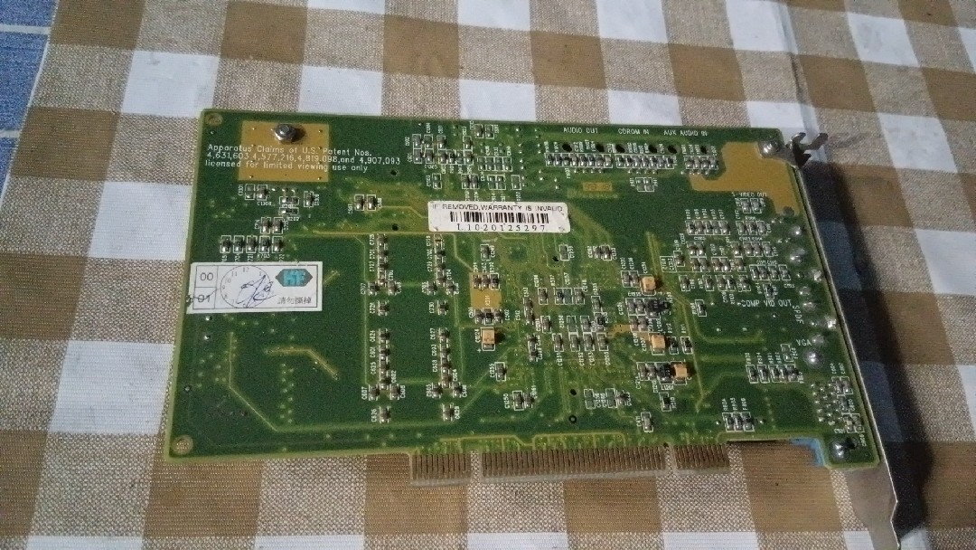 丽台，S800，PCI，Win fast 3d S800 4M拆机老显卡-图0