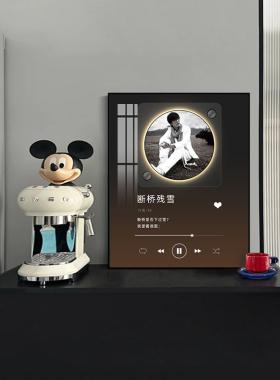 周杰伦唱片蓝牙音响发光挂画Jay周边客厅卧室氛围感桌面装饰摆画