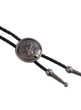 麋鹿图案波洛BOLO圣诞毛衣链