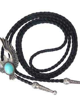 复古毛衣链合金老鹰波洛领带