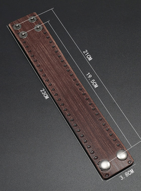 欧美风简约复古男士棕色做旧手链