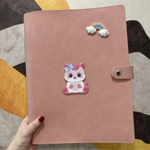 孕妈妈产检资料册马宝宝报告单a4a5收纳册活页软皮孕期孕检档案册 - 图1