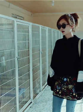 墨镜恋爱先生江疏影圆脸太阳眼镜