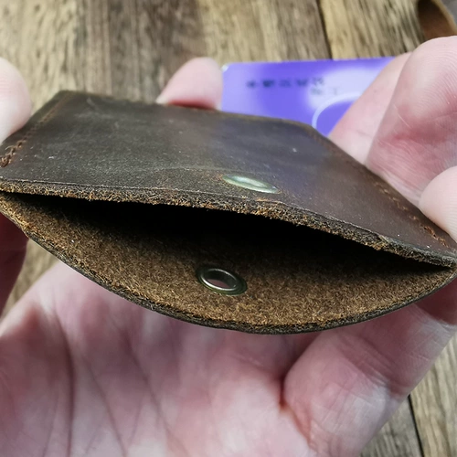 Оригинальный кожаный ультратонкий картхолдер, прочный бейджик, система хранения, чехол, из натуральной кожи