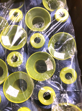 蓝色150D3股3000米高强牢固丝光线尼龙缝纫机线皮革线