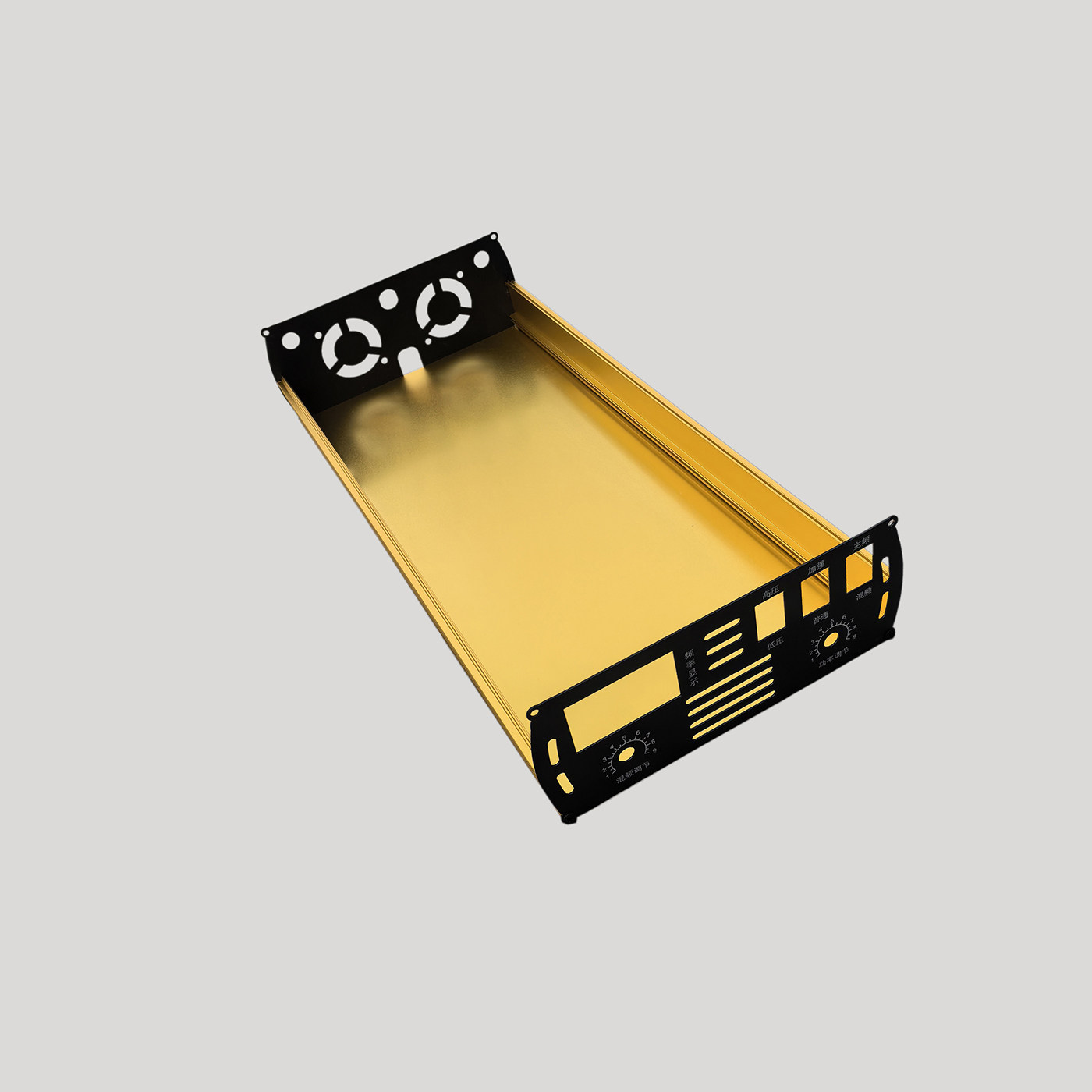 逆变器外壳盒子铝合金材质DIY机头机箱壳体电路板宽148毫米双风扇,淘宝优惠券,粉丝福利购,淘宝优惠卷