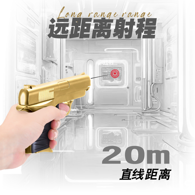 007ppk瓦尔特全行程64式玩具枪合金属软弹枪手抢1:2.05不可发射 - 图0