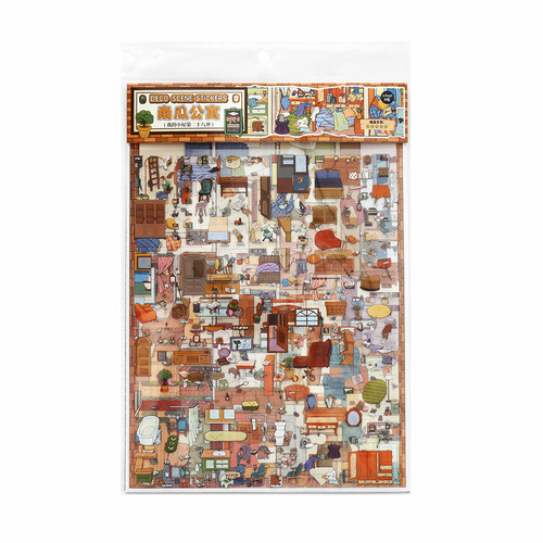 Infeel me我的小屋27-28造景贴纸微缩小屋手工diy解压玩具贴画 - 图3
