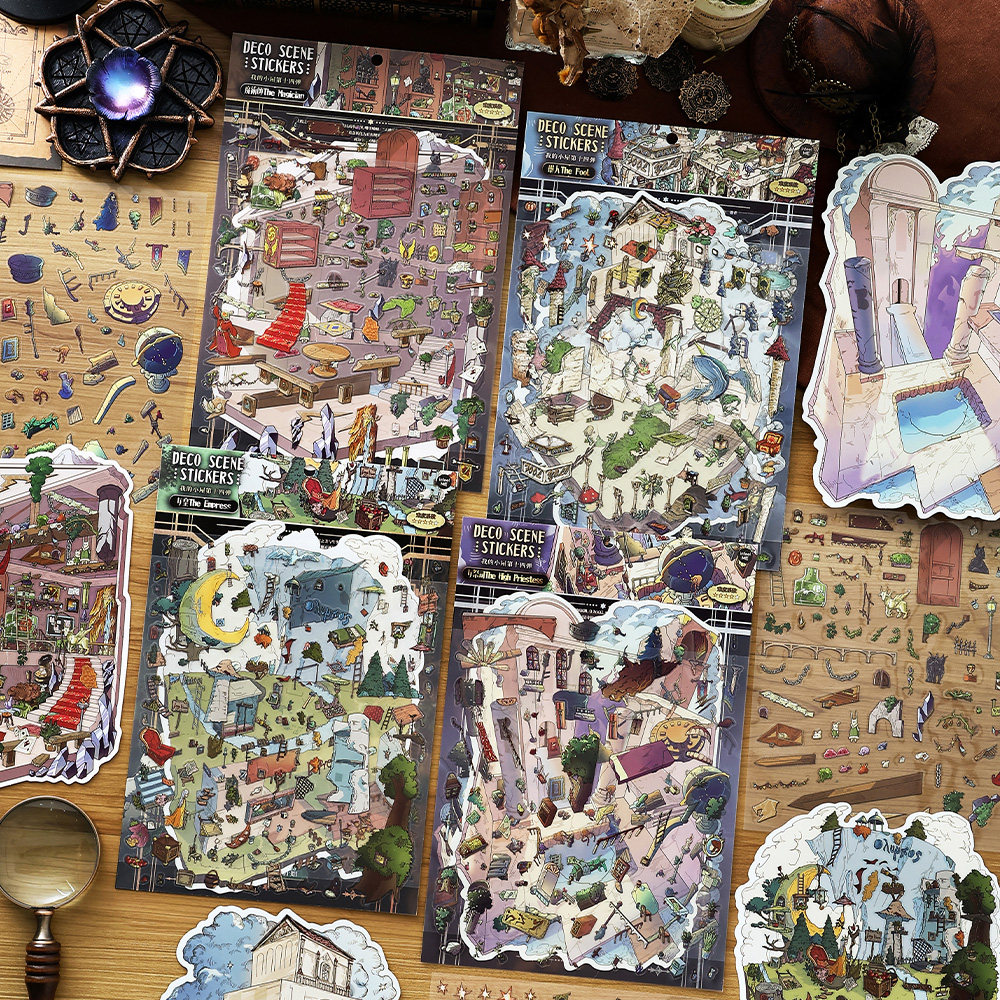 Infeel me我的小屋14弹造景贴纸微缩小屋手工diy解压大人玩具贴画,淘宝优惠券,粉丝福利购,淘宝优惠卷