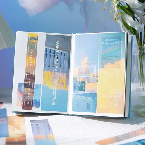 Наклейки для справочника «Разные соли» ins Girl, креативные милые «небесные облака», справочник, чехол для мобильного телефона, декоративные наклейки «сделай сам»