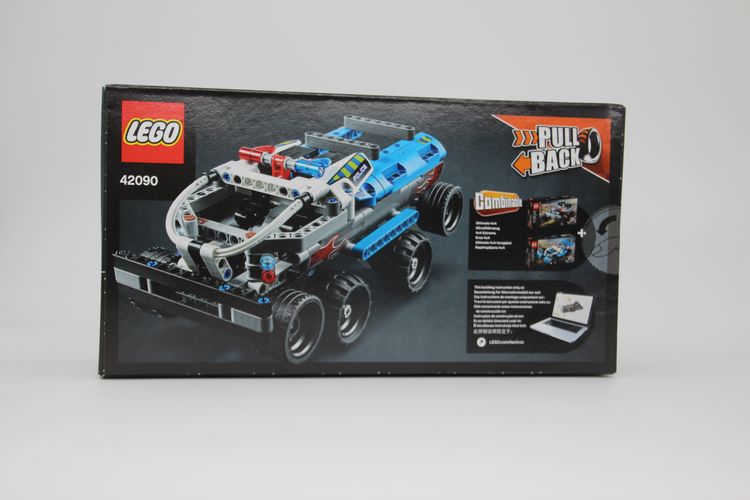 乐高积木lego 42090 儿童益智拼装玩具 回力车科技机械 逃亡卡车