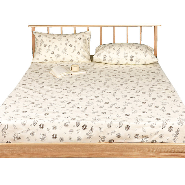 Cloud-sensing moisture-absorbing and breathable Au coarse cloth sheet cool mat raw cotton