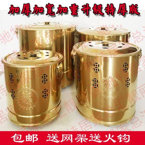 包邮大号不锈钢烧宝桶烧纸钱桶器炉化金纸桶元宝焚化炉聚宝桶用品 - 图3