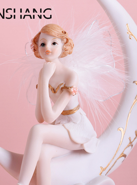 ins风精美花仙子树脂摆件