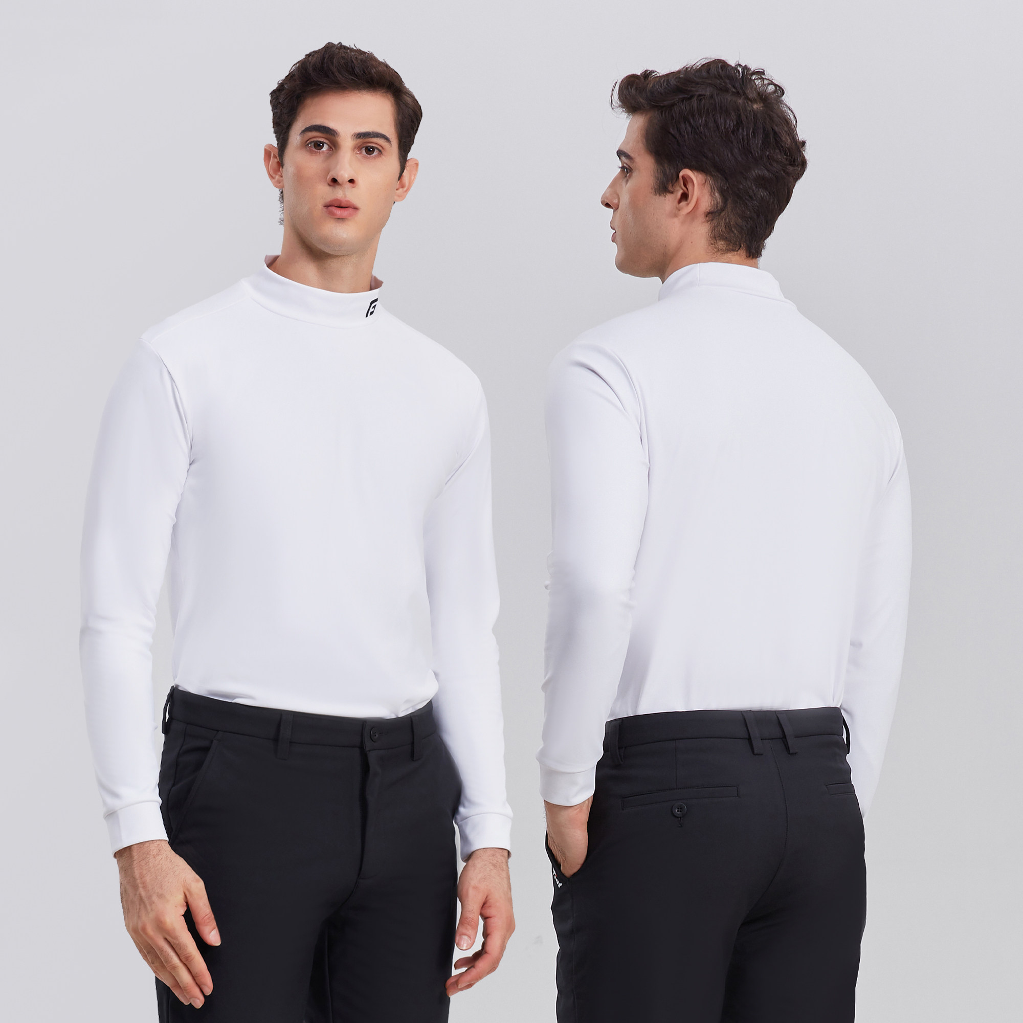 秋冬季高尔夫加绒打底衫保暖衣男T恤golf男装服装男长袖弹力上衣,淘宝优惠券,粉丝福利购,淘宝优惠卷