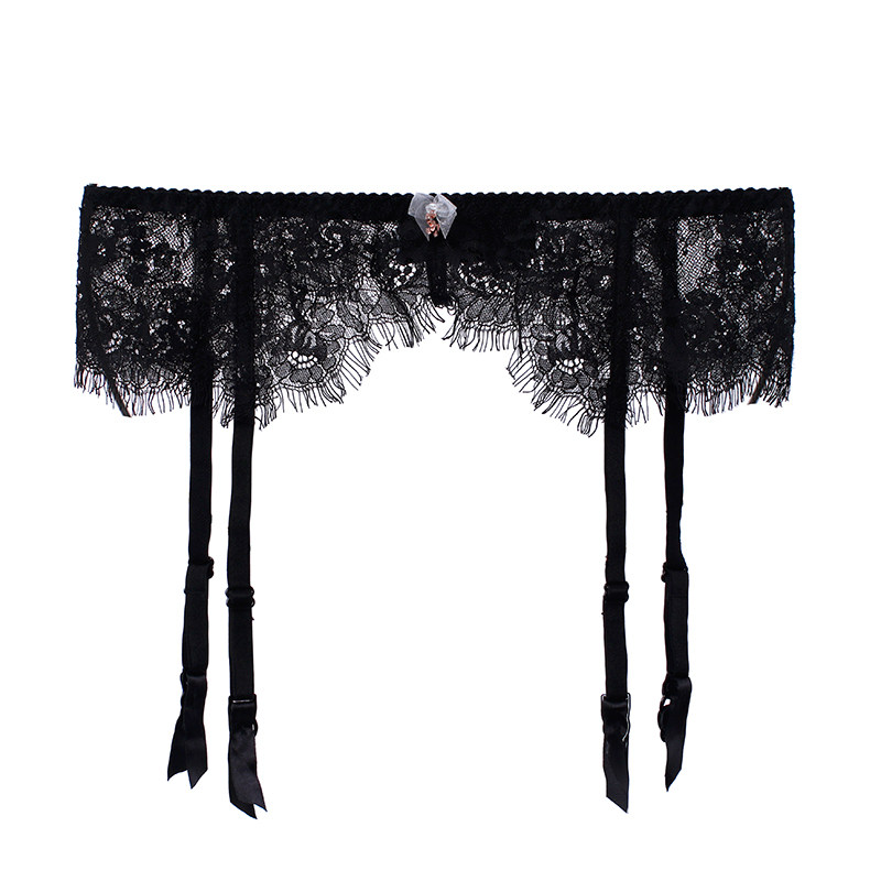 迷瞳性感套装吊袜带黑色吊带丝袜 迷瞳吊袜带