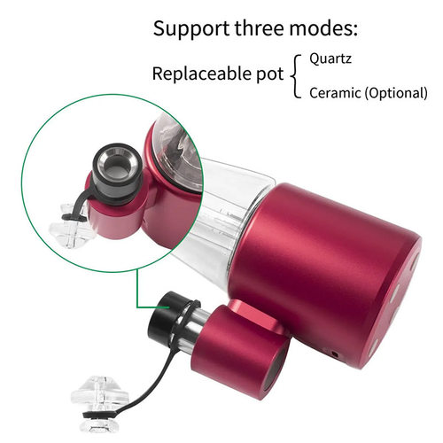 跨境新款Erig TOBOR Vaporizer水过滤干烧烘烤水烟壶Dry herb wax - 图2