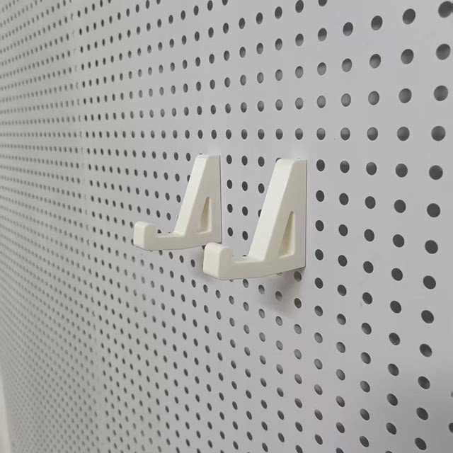 16 253D printed hole plate accessories, round hole ipad flat bracket, no punching, home storage custom hanger